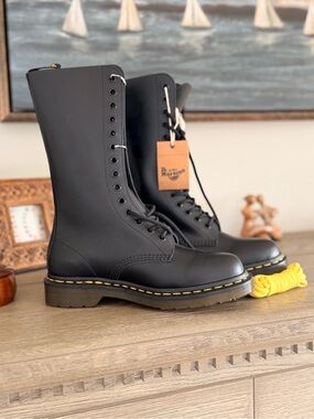 Dr. Martens Black 10-Eye Combat Boots